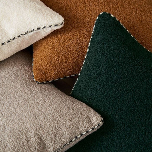 Kissen Népal Bouclé - handgefertigt bei PAYOS Home