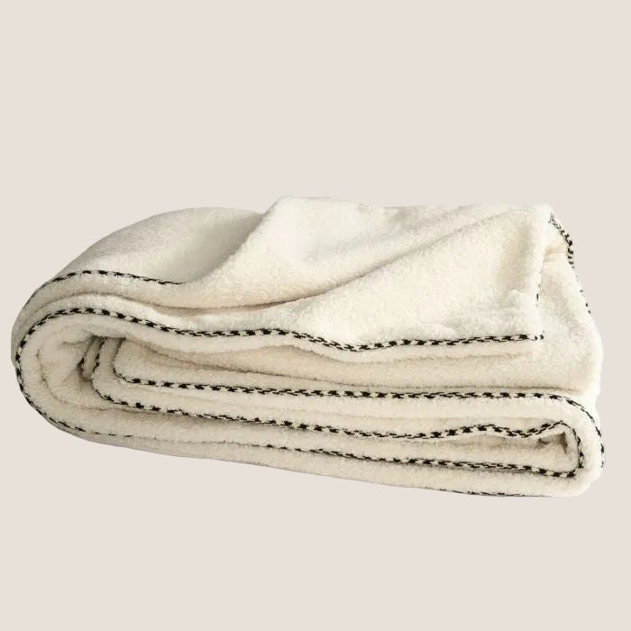 Plaid Népal Bouclé - handgefertigt bei PAYOS Home